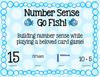 Preview of Number Sense Go Fish! - Place Value - Base Ten