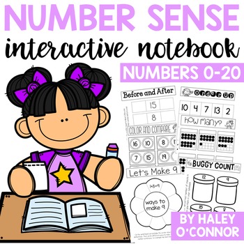 Preview of Number Sense Interactive Notebook 0-20