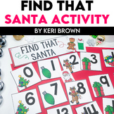 Number Sense & Letter Recognition - Find That Santa