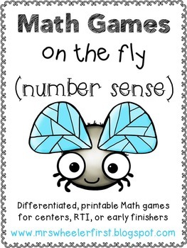 Preview of First Grade Number Sense Math Games