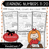 Number Sense| Math : Learning Number 11-20| Trace, Find, C