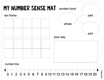 Preview of Number Sense Math Mat