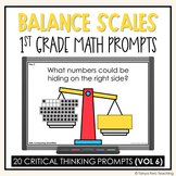 Number Sense Math Prompts Balance Scales Algebraic Thinkin