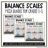 Number Sense Math Prompts Balance Scales Algebraic Thinkin