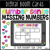 Number Sense Missing Number Boom Cards | Distance Learning