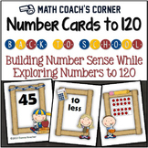 Number Sense: Number Cards to 120, Back to School w/Activities