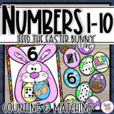 Number Sense Number Matching Activity for 1 -10 - Feed the
