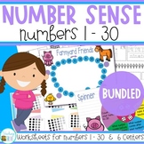 Number Sense | Numbers 1 - 30 Bundle
