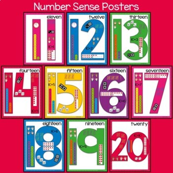 number sense numbers 11 20 teen numbers printable and bonus google slides