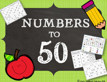 Preview of Numbers to 50 {before&after, number lines, missing number,&more}