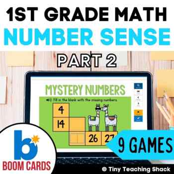 Preview of Number Sense Part 2 / 1st Grade Math Boom Cards