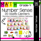 Number Sense & Place Value: 20 Math Centers or Small Group Games