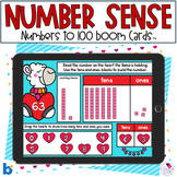Number Sense with Tens and Ones Place Value Valentine Math