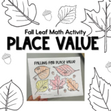 Number Sense: Place Value | Fall Leaf Math Craftivity | Gr