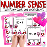 Valentine's Day - Number Sense - 1st Grade Math - Task Car