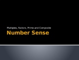 Number Sense - Prime, Composite Numbers, Factors - Distanc