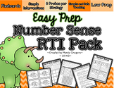 Number Sense RTI Pack