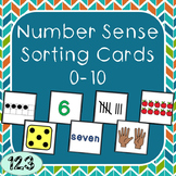 0-10 Number Sense Sorting Cards