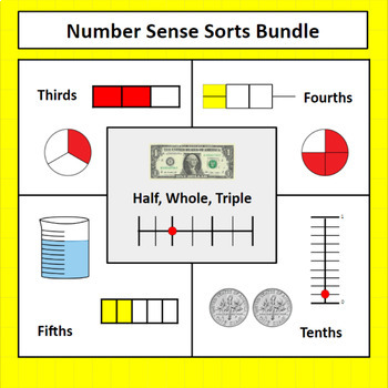Preview of Number Sense Sorts Bundle