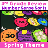 Spring Number Sense Activity Sorts for April 3rd Grade Mat