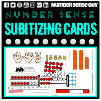 Preview of NUMBER SENSE SUBITIZING CARDS