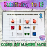 Number Sense Subitizing Cover the Number Practical Mats