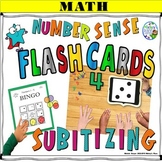 Number Sense: Subitizing Flash Cards with Bonus Bingo Cards 