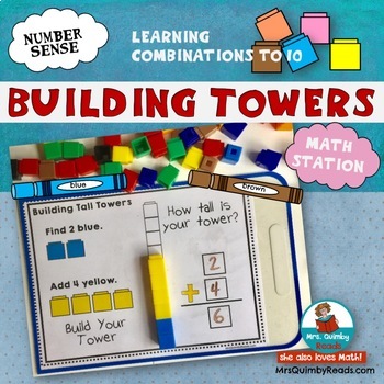 Number Sense Unifix Cubes Building Towers Addends To 10 By Mrsquimbyreads