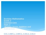 Number Sense Unit - Grade 3 EnVision Mathematics Unit 2