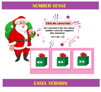 Preview of Number Sense - Whose Christmas Present