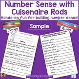 Building Number Sense Hands-On With Cuisenaire Rods Sample
