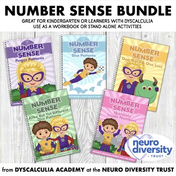Preview of Number Sense Workbooks 1-5 BUNDLE
