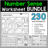 Number Sense Worksheets BUNDLE