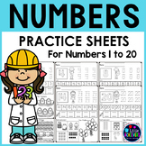 Number Sense Worksheets | Number Recognition, Tracing and 