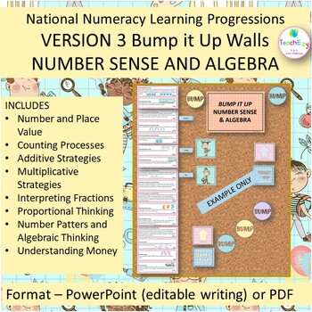 Preview of Number Sense & Algebra VER3 National Numeracy Learning Progressions Bump it Up