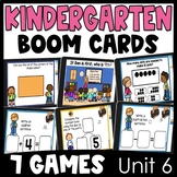 Number Sense and Geometry Kindergarten Boom Cards Bundle Module 6