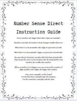 Preview of Number Sense and Math Facts - Addition to 20, Multiplication to 100-Intermediate