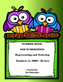 Preview of Number Sense and Numeration - Representing and Ordering Numbers to 1000