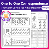 1-20 Number Sense and One to One Correspondence Worksheets