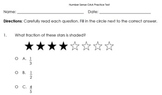 Number Sense and Operations Practice Math Test