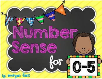 Preview of Number Sense for 0-5 {Aligned with CCSS & TEKS}