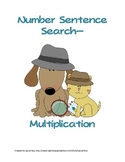 Number Sentence Search (Seek & Find Multiplication Sentences)