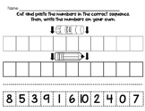 Number Sequence 0-10: Cut, Paste, and Write