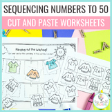 Number Sequence - Ordering Numbers - Cut and Paste Worksheets