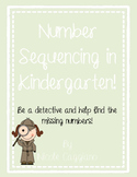 Number Sequencing - Detective Game - Find the missing numb