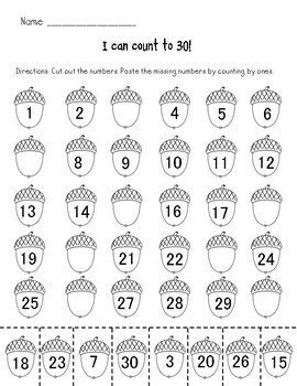 Number Sequencing by insightfulparenting | Teachers Pay Teachers