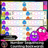 Number Sequencing - Counting Backwards