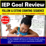 Number Sequencing | Number Order Worksheets | IEP Goal Rev