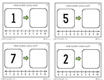 number sequencing task cards 1 20 by miss lulu tpt