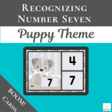 Number Seven with Boom Cards™ | Puppy | Number 7 Recogniti